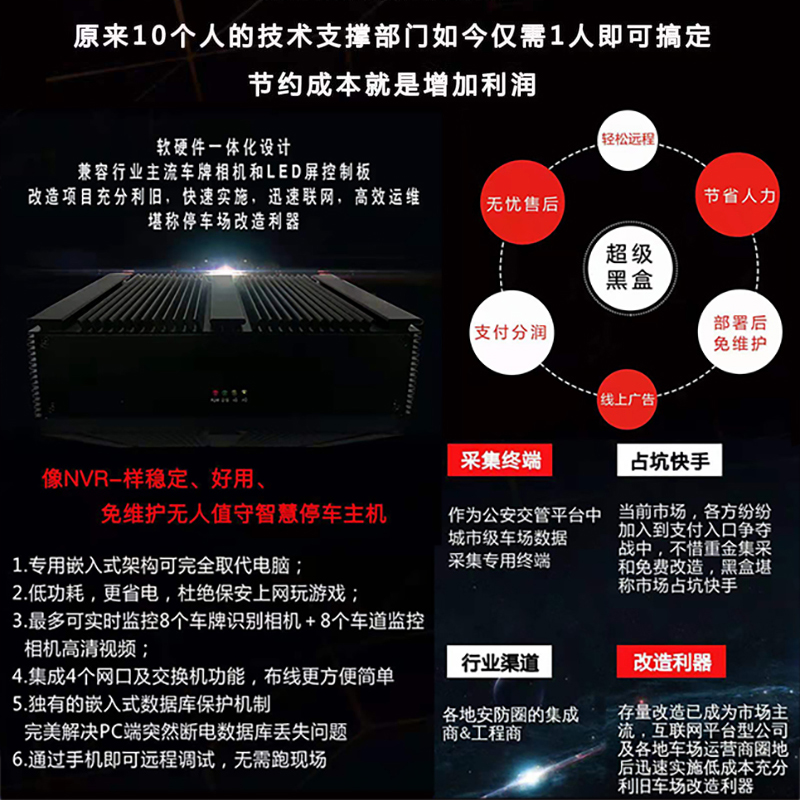 小區景區機關智慧停車管理終端系統一體機